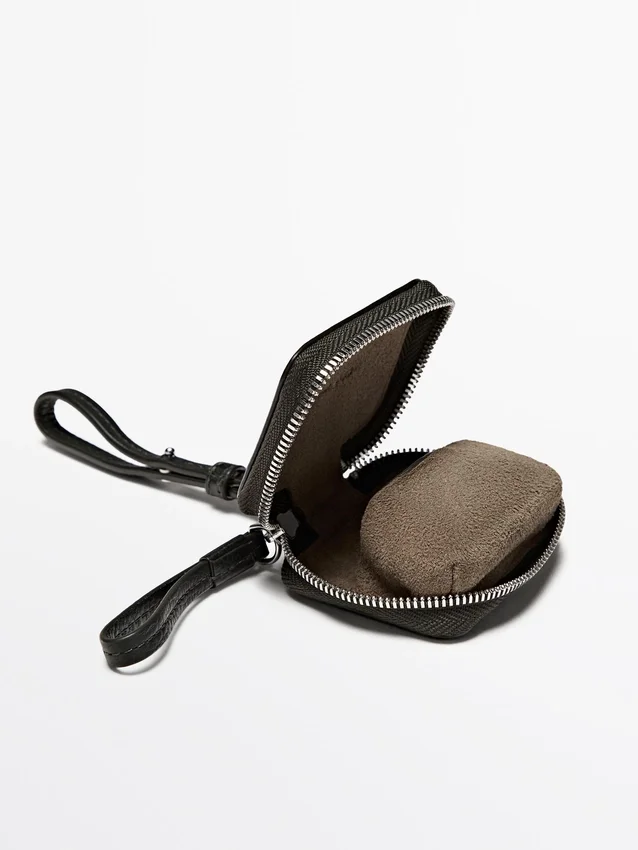 Custodia per AirPods in pelle nappa Custodia per AirPods in pelle nappa