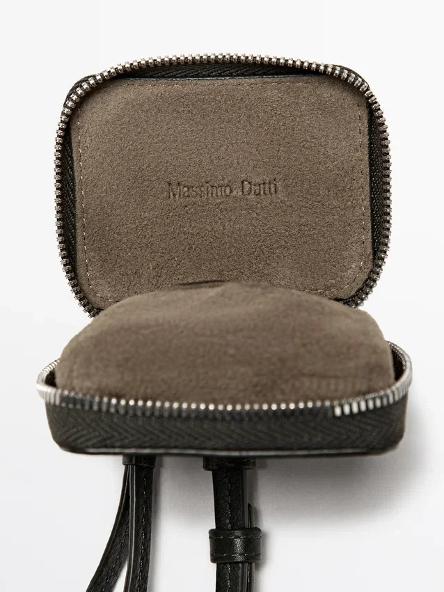 Custodia per AirPods in pelle nappa Custodia per AirPods in pelle nappa