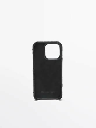 Custodia per iPhone 16 Pro in pelle nappa