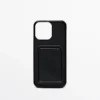 Custodia per iPhone Pro Max in pelle nappa