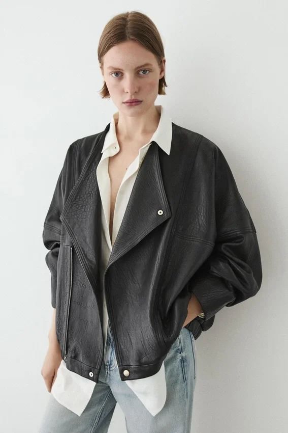 Giacca bomber in pelle Giacca bomber in pelle