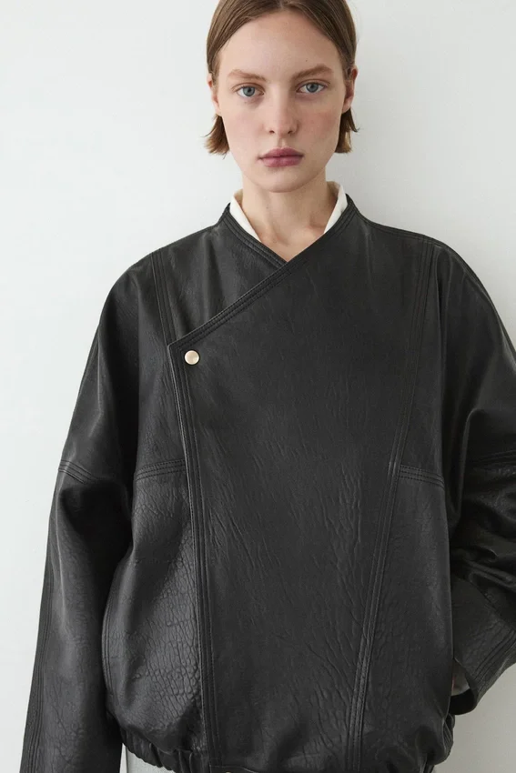 Giacca bomber in pelle Giacca bomber in pelle