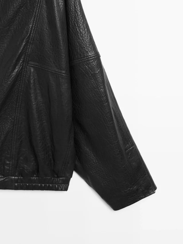 Giacca bomber in pelle Giacca bomber in pelle