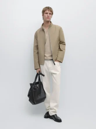 Giacca corta con dettagli tasca