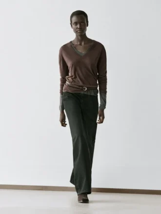 Jeans a gamba dritta