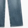 Jeans a vita alta e gamba larga