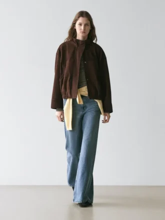 Jeans a zampa d’elefante a vita media