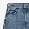Jeans a zampa d’elefante a vita media