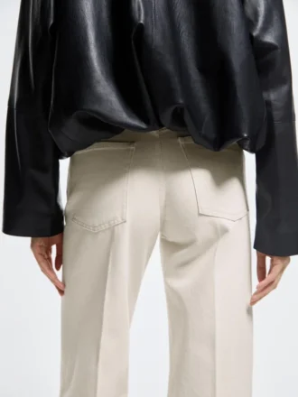 Jeans palazzo a vita alta