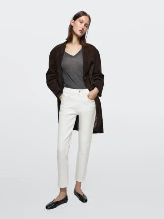 Jeans slim fit a vita media e cropped Jeans slim fit a vita media e cropped