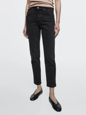 Jeans slim fit a vita media e cropped Jeans slim fit a vita media e cropped