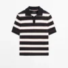 Maglia polo a righe