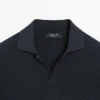 Maglia polo in misto cotone