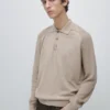 Maglia polo in misto cotone