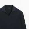Maglia polo in misto cotone