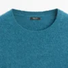 Maglione a maniche corte in maglia mista alpaca