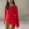 Maglione in maglia asimmetrica