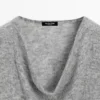 Maglione in maglia con collo a cappuccio