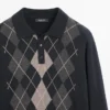 Maglione in maglia con dettagli Argyle