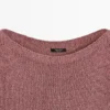 Maglione in maglia con scollo a barchetta
