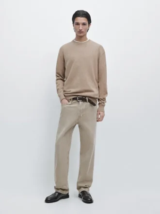 Maglione in maglia di cotone Moulina