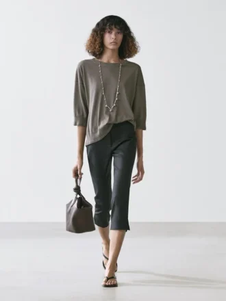 Maglione in maglia mista cotone