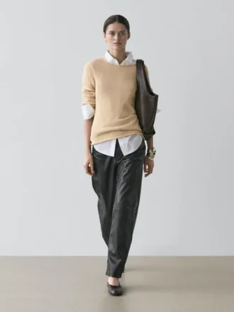 Maglione in maglia mista cotone