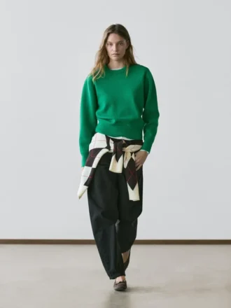 Maglione in maglia mista cotone