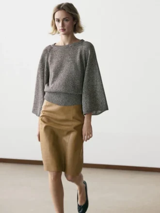 Maglione in maglia mista cotone