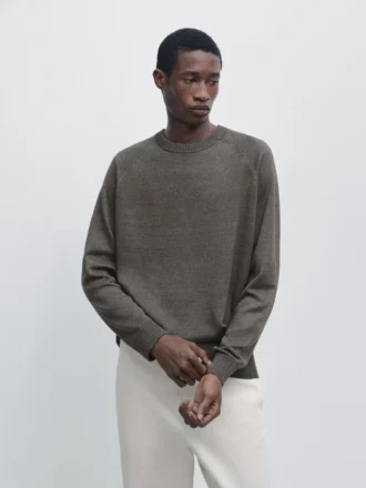 Maglione in maglia mista cotone