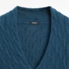 Maglione in maglia mista cotone con dettagli annodati