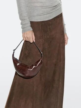 Mini borsa in pelle nappa