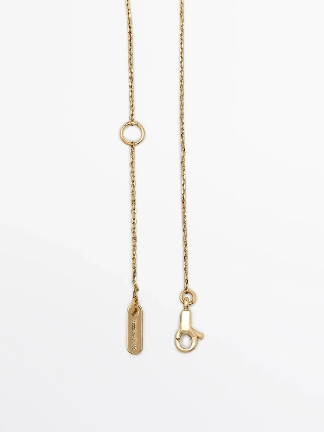 Mini collana con ciondolo in pizzo Mini collana con ciondolo in pizzo