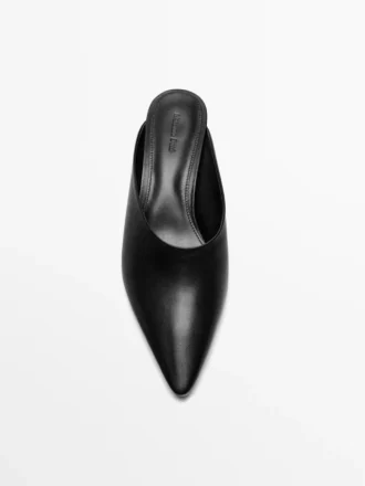 Mules con tacco a zeppa