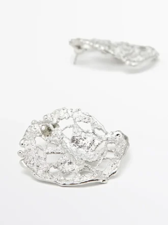 Orecchini rotondi in pizzo Orecchini rotondi in pizzo