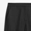 Pantaloni a zampa con righe sottili