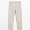 Pantaloni in lino dal taglio semi-jogger
