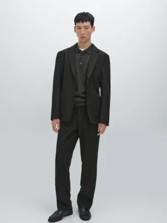 Pantaloni in misto lana