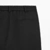 Pantaloni in misto lana fresca con pinces e vestibilità comoda