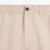 Pantaloni jogger in cotone e lino