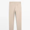 Pantaloni jogger in cotone e lino