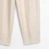 Pantaloni sarouel in misto lino