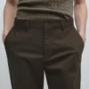 Pantaloni slim fit in cotone