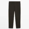Pantaloni slim fit in cotone