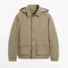 Parka in misto cotone con tasche