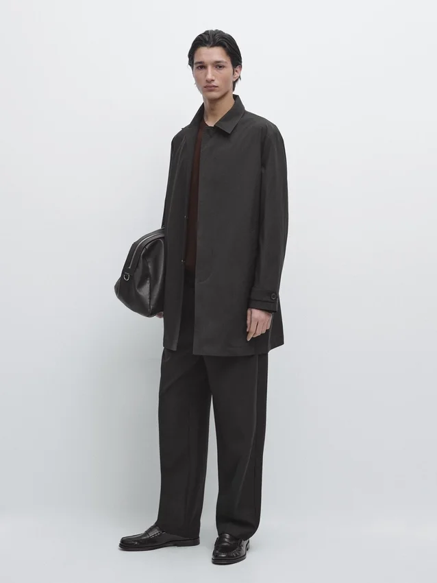 Parka in tessuto tecnico leggero Parka in tessuto tecnico leggero