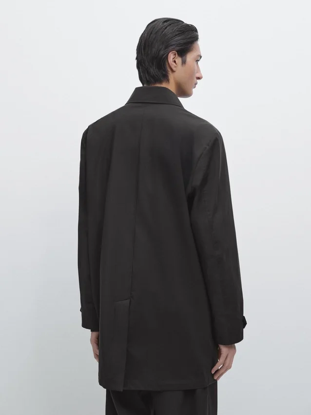 Parka in tessuto tecnico leggero Parka in tessuto tecnico leggero