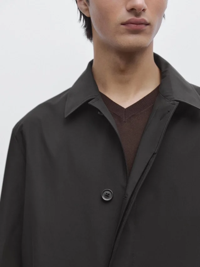 Parka in tessuto tecnico leggero Parka in tessuto tecnico leggero