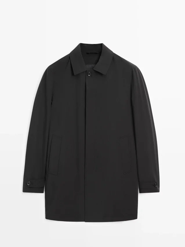 Parka in tessuto tecnico leggero Parka in tessuto tecnico leggero