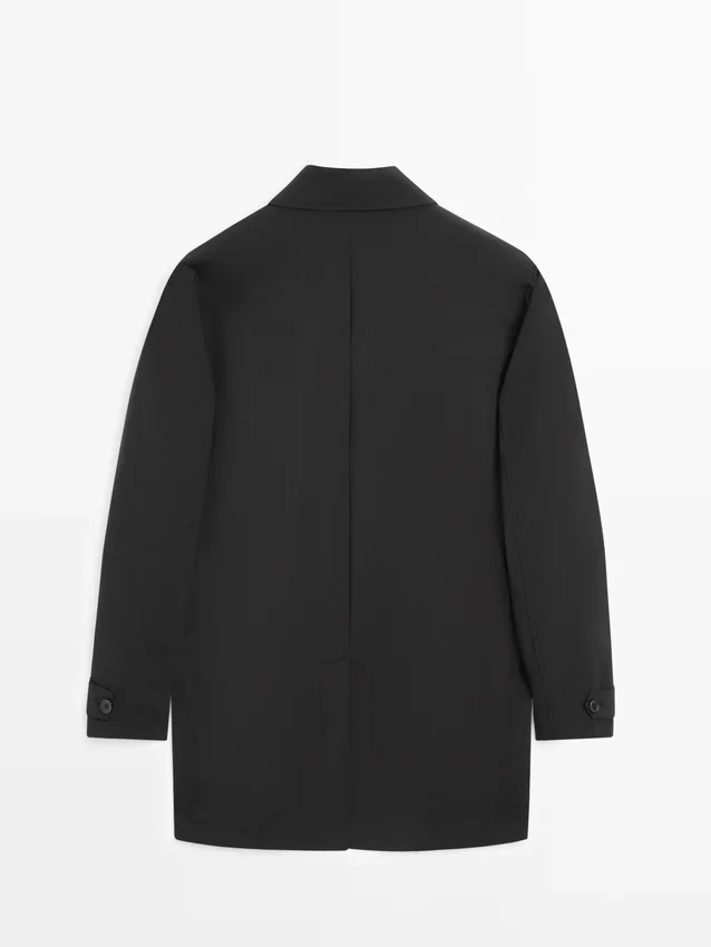 Parka in tessuto tecnico leggero Parka in tessuto tecnico leggero